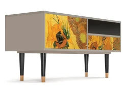 Clearance Mueble de TV - 115х59х48 cm - T3 - Sunflowers, Areia Bege