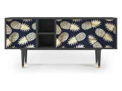 Discount Mueble de TV - 150х69х41 cm - T5 - Sunny Pineaple, Antracite Cinza antracite