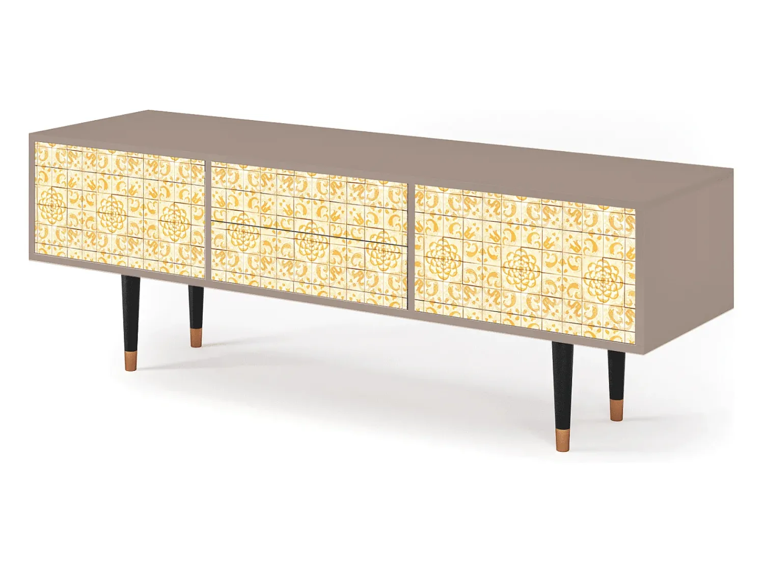 Móvel De Tv* Mueble de TV - 170х59х48 cm - T4 - Sunshiny Tile, Latte Bege