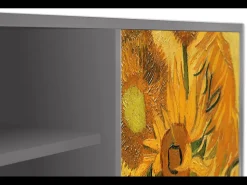 Mueble de TV - 170х69х48 cm - T2 - Sunflowers, Cinza^ Móvel De Tv
