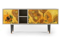 Mueble de TV - 150х69х41 cm - T5 - Sunflowers, Areia^ Móvel De Tv