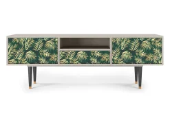 Móvel De Tv* Mueble de TV - 170х59х41 cm - T6 - Sunny Palm Tree, Areia Bege