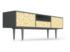 Sale Mueble de TV - 170х59х41 cm - T6 - Sunshiny Tile, Antracite Cinza antracite