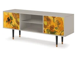 Mueble de TV - 170х69х48 cm - T2 - Sunflowers, Areia^ Móvel De Tv