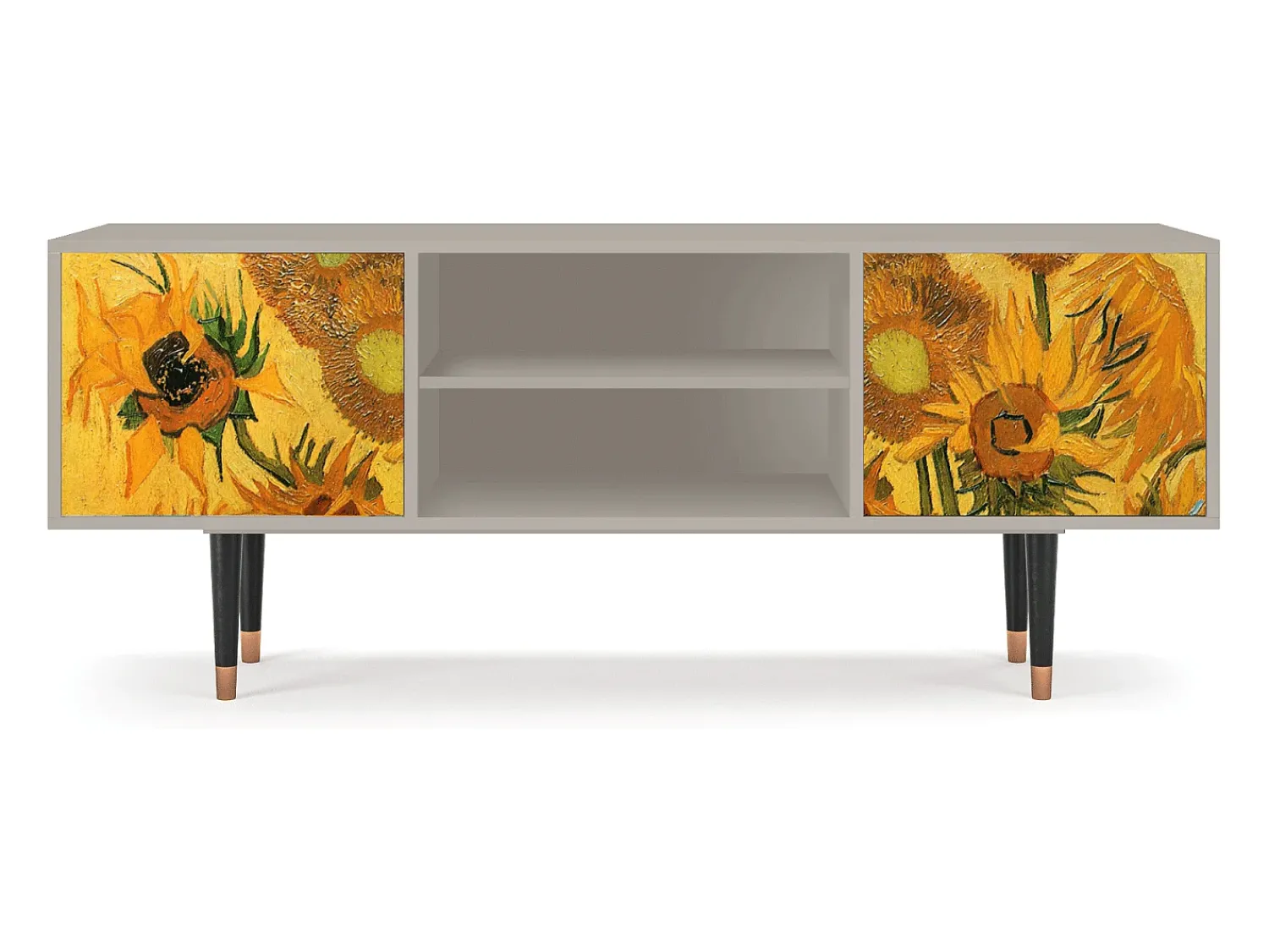 Mueble de TV - 170х69х48 cm - T2 - Sunflowers, Areia^ Móvel De Tv
