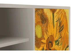 Mueble de TV - 170х69х48 cm - T2 - Sunflowers, Areia^ Móvel De Tv