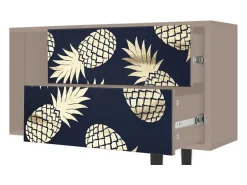 Móvel De Tv* Mueble de TV - 170х69х48 cm - T1 - Sunny Pineaple, Latte Bege