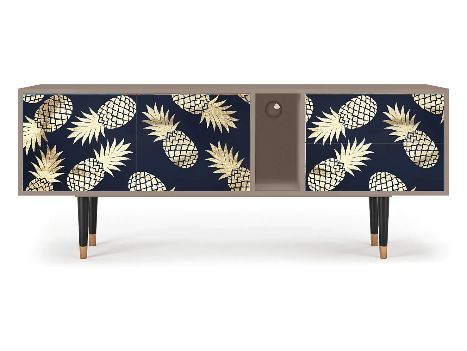 Móvel De Tv* Mueble de TV - 170х69х48 cm - T1 - Sunny Pineaple, Latte Bege