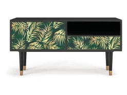 Mueble de TV - 115х59х48 cm - T3 - Sunny Palm Tree, Antracite^ Móvel De Tv