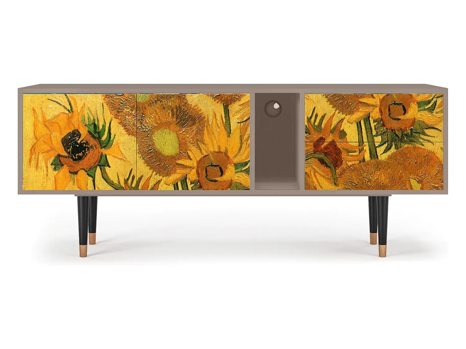Mueble de TV - 170х69х48 cm - T1 - Sunflowers, Latte^ Móvel De Tv