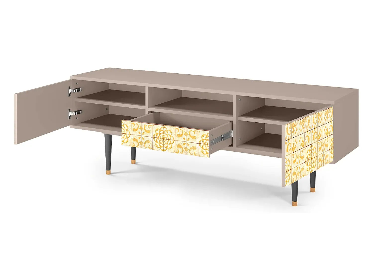 Sale Mueble de TV - 170х59х41 cm - T6 - Sunshiny Tile, Latte Bege