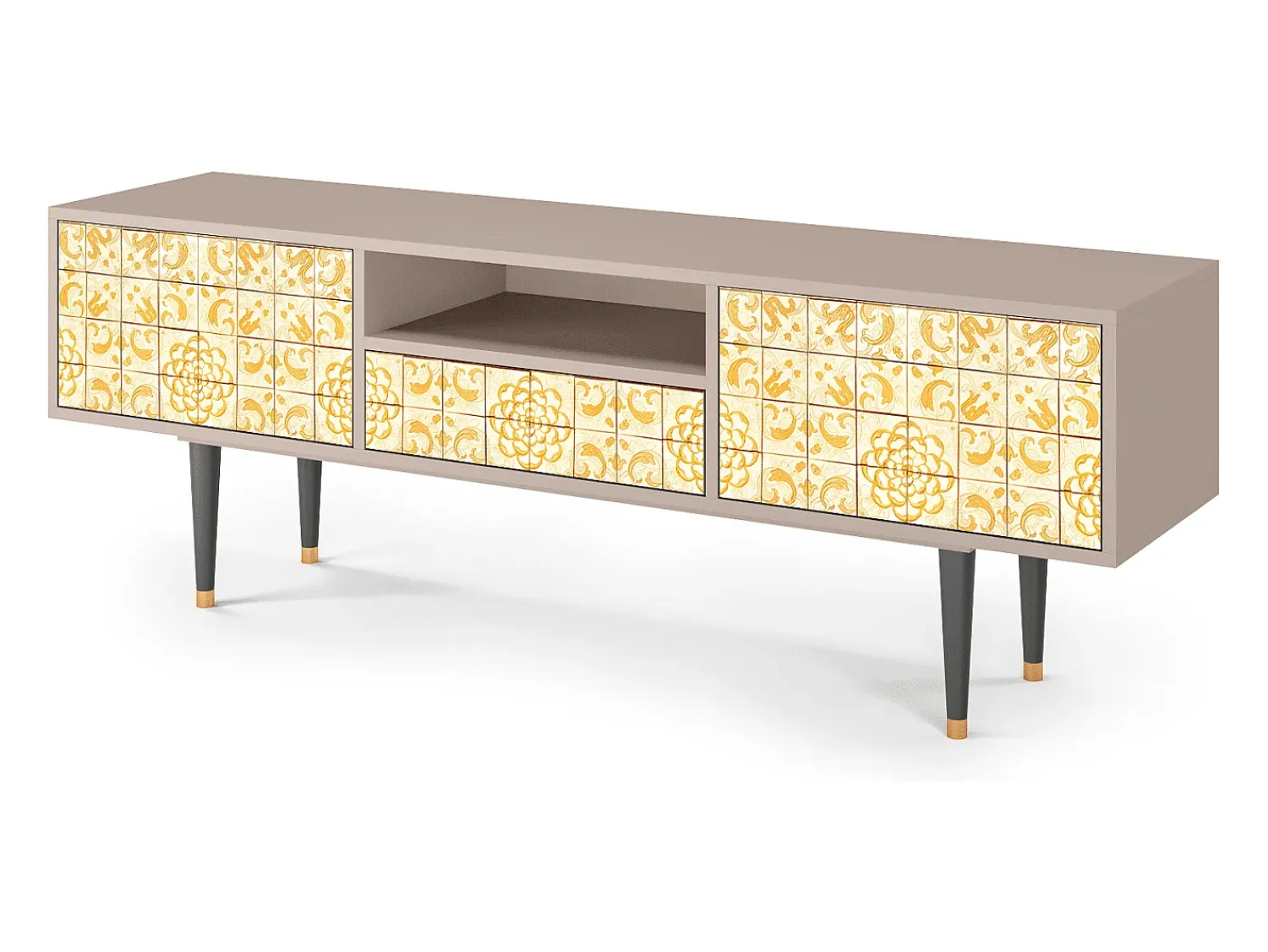 Sale Mueble de TV - 170х59х41 cm - T6 - Sunshiny Tile, Latte Bege
