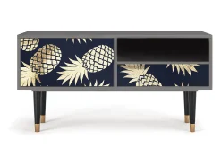 Clearance Mueble de TV - 115х59х48 cm - T3 - Sunny Pineaple, Cinza Cinzento