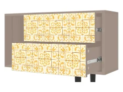 Mueble de TV - 170х69х48 cm - T1 - Sunshiny Tile, Latte^ Móvel De Tv