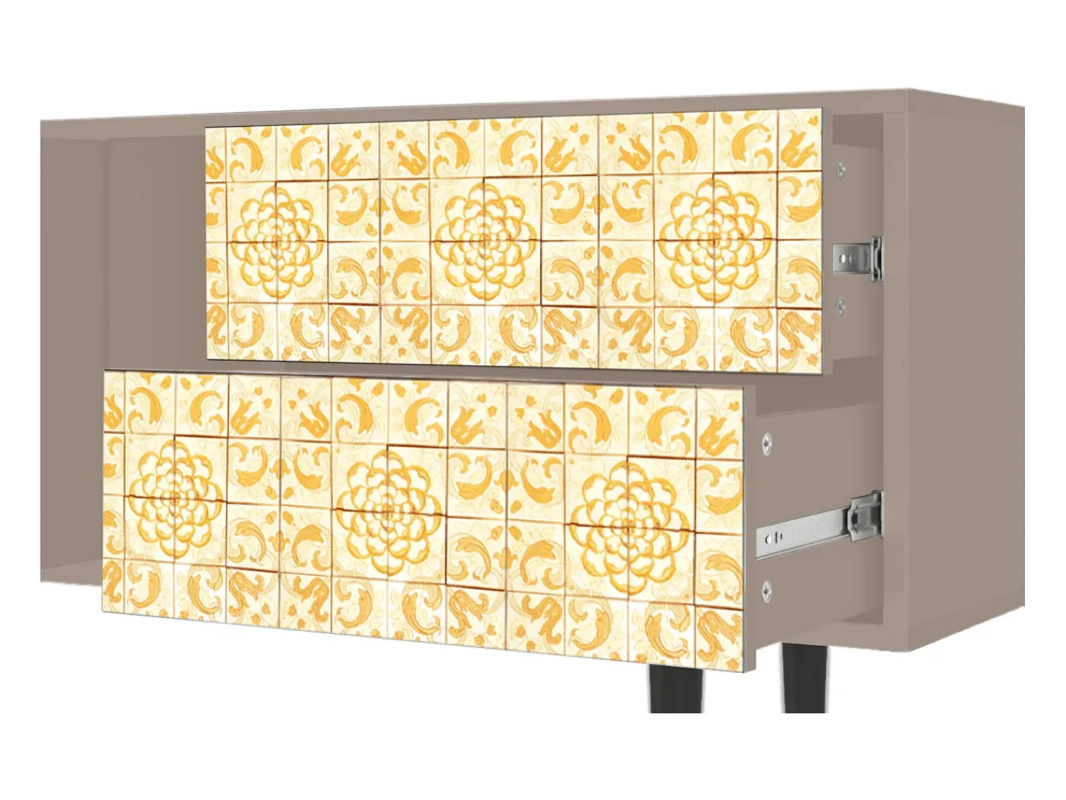 Mueble de TV - 170х69х48 cm - T1 - Sunshiny Tile, Latte^ Móvel De Tv