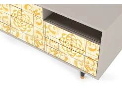 Online Mueble de TV - 125х56х41 cm - T7 - Sunshiny Tile, Areia Bege