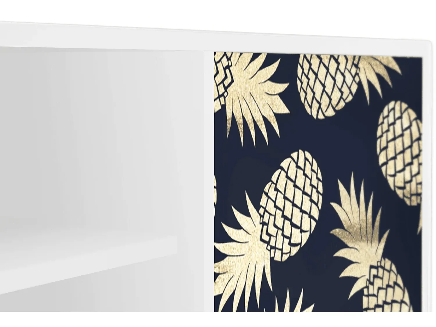 Mueble de TV - 170х69х48 cm - T2 - Sunny Pineaple, Branco^ Móvel De Tv