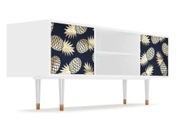 Mueble de TV - 170х69х48 cm - T2 - Sunny Pineaple, Branco^ Móvel De Tv