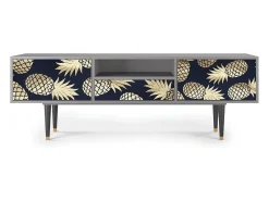 New Mueble de TV - 170х59х41 cm - T6 - Sunny Pineaple, Cinza Cinzento
