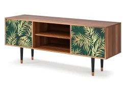 Sale Mueble de TV - 170х69х48 cm - T2 - Sunny Palm Tree, Nogueira Castanho