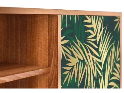 Sale Mueble de TV - 170х69х48 cm - T2 - Sunny Palm Tree, Nogueira Castanho