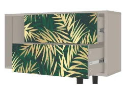 Mueble de TV - 170х69х48 cm - T1 - Sunny Palm Tree, Areia^ Móvel De Tv
