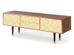 Móvel De Tv* Mueble de TV - 170х59х48 cm - T4 - Sunshiny Tile, Nogueira Castanho