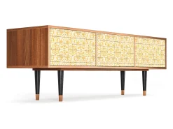 Móvel De Tv* Mueble de TV - 170х59х48 cm - T4 - Sunshiny Tile, Nogueira Castanho
