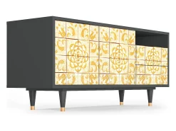 Mueble de TV - 125х56х41 cm - T7 - Sunshiny Tile, Antracite^ Móvel De Tv