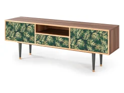 Mueble de TV - 170х59х41 cm - T6 - Sunny Palm Tree, Nogueira^ Móvel De Tv