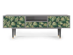 Mueble de TV - 170х59х41 cm - T6 - Sunny Palm Tree, Cinza^ Móvel De Tv