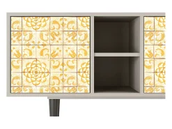 Best Mueble de TV - 150х69х41 cm - T5 - Sunshiny Tile, Areia Bege