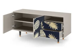 Sale Mueble de TV - 125х56х41 cm - T7 - Sunny Pineaple, Areia Bege
