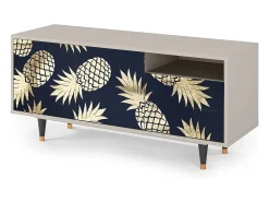 Sale Mueble de TV - 125х56х41 cm - T7 - Sunny Pineaple, Areia Bege