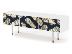 Mueble de TV - 170х59х48 cm - T4 - Sunny Pineaple, Branco^ Móvel De Tv