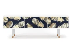 Mueble de TV - 170х59х48 cm - T4 - Sunny Pineaple, Branco^ Móvel De Tv