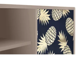 Móvel De Tv| Mueble de TV - 170х69х48 cm - T2 - Sunny Pineaple, Latte Bege