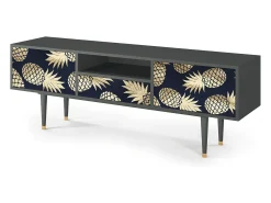 Móvel De Tv| Mueble de TV - 170х59х41 cm - T6 - Sunny Pineaple, Antracite Cinza antracite