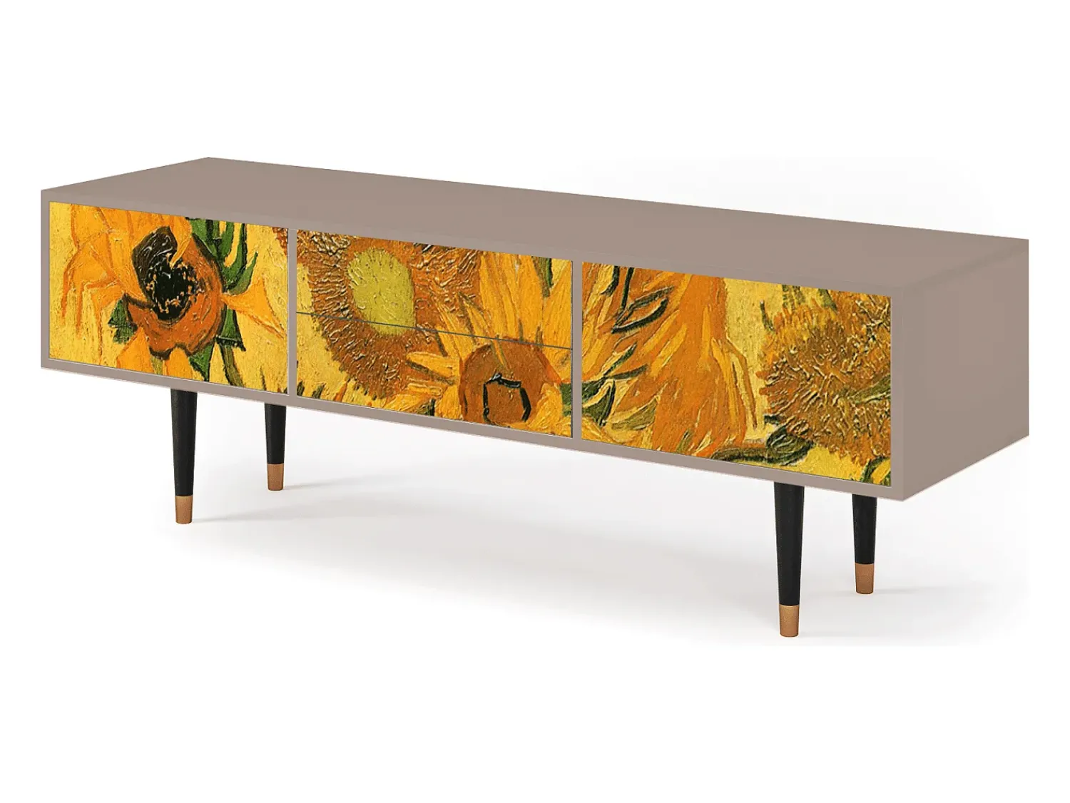 Mueble de TV - 170х59х48 cm - T4 - Sunflowers, Latte^ Móvel De Tv