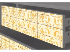 Outlet Mueble de TV - 170х59х48 cm - T4 - Sunshiny Tile, Cinza Cinzento