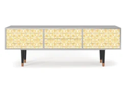 Outlet Mueble de TV - 170х59х48 cm - T4 - Sunshiny Tile, Cinza Cinzento