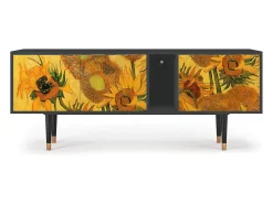 Mueble de TV - 170х69х48 cm - T1 - Sunflowers, Antracite Cinza antracite