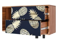 Mueble de TV - 170х69х48 cm - T1 - Sunny Pineaple, Nogueira^ Móvel De Tv