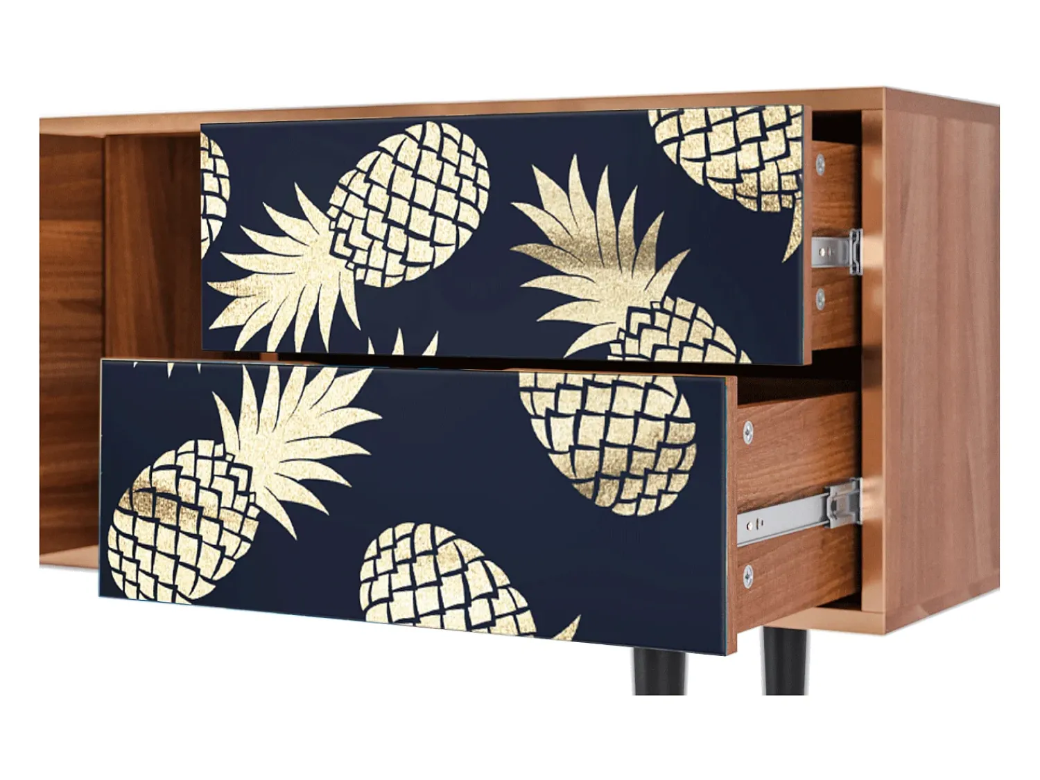 Mueble de TV - 170х69х48 cm - T1 - Sunny Pineaple, Nogueira^ Móvel De Tv