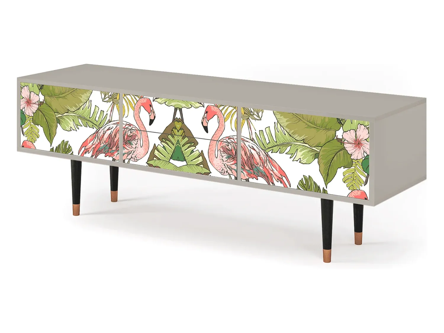 Móvel De Tv* Mueble de TV - 170х59х48 cm - T4 - Sweet Flamingo, Areia Bege