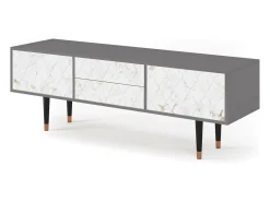 Mueble de TV - 170х59х48 cm - T4 - Sweet Cotton, Cinza^ Móvel De Tv