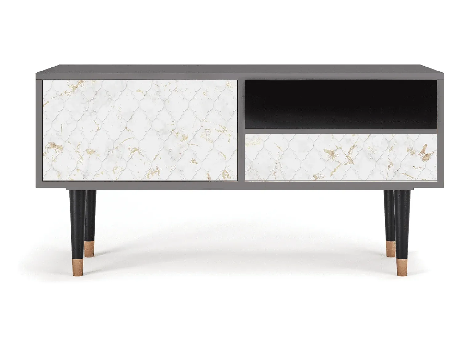 Móvel De Tv| Mueble de TV - 115х59х48 cm - T3 - Sweet Cotton, Areia Bege