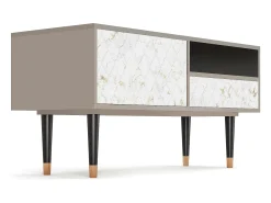 Móvel De Tv| Mueble de TV - 115х59х48 cm - T3 - Sweet Cotton, Areia Bege