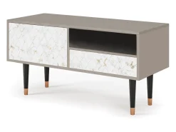 Móvel De Tv| Mueble de TV - 115х59х48 cm - T3 - Sweet Cotton, Areia Bege