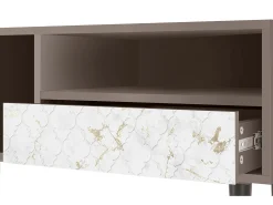 Móvel De Tv* Mueble de TV - 115х59х48 cm - T3 - Sweet Cotton, Latte Bege
